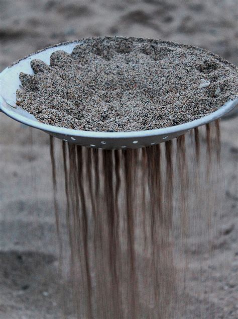 sifted sand